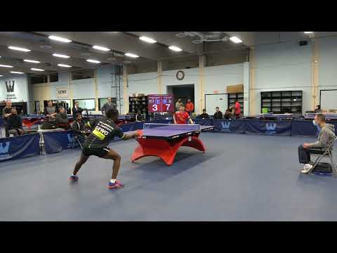 Westchester Table Tennis Center February 2022 - Open Singles Final Jishan Liang vs Olajide Omotayo