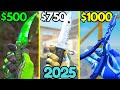 BEST KNIFE GLOVE COMBOS Under 1000 In 2025 CS2 BUDGET KNIFE GLOVES COMBO