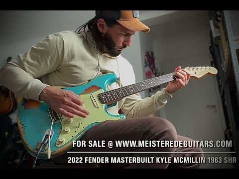 For sale @ www.MEISTEREDEGUITARS.com - 2022 Fender Masterbuilt Kyle McMillin 1963 super heavy relic