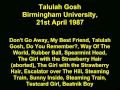 Talulah Gosh - Birmingham University 21st April 1987