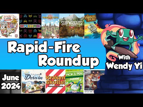 Rapid Fire Roundup June 2024 - with Wendy Yi