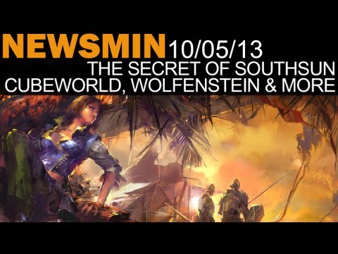 Newsmin - 10/05/13 - The Secret of Southsun, Cube World: Explorers, Wolfenstein: New Order & More!