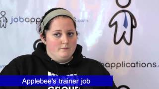 Applebee's Interview - Trainer