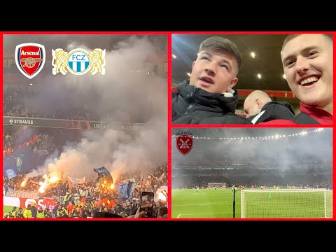Arsenal Vs Zurich Matchday Vlog| Arsenal Win Europa League Group| 1 Nil To The Arsenal