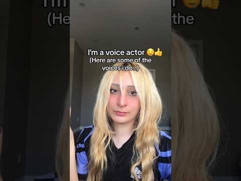 I’m an Anime Voice Actor… 😳 #anime