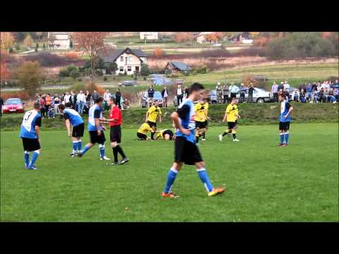 Amator Paszyn - KS Przetakówka 2:2 (13.10.2013) - cieszynka po bramce na 2:2 w 92. minucie