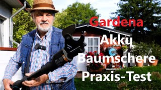 Gardena Akku Baumschere/Astschneider - mein persönlicher Praxistest Film 136