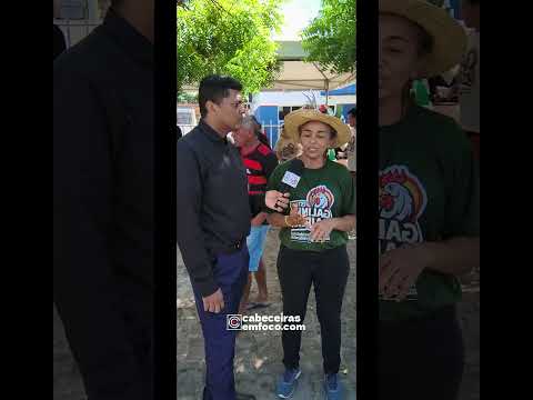 Reportagem exclusiva sobre a III Feira da galinha caipira em Cabeceiras