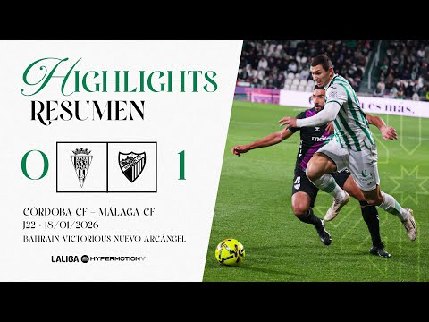 Resumen del Córdoba CF - Málaga CF