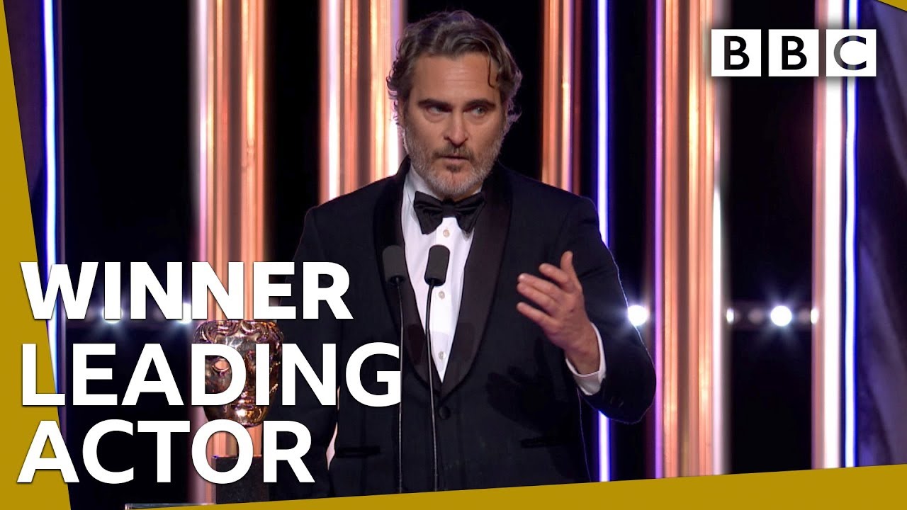 Joaquin Phoenix wins Leading Actor BAFTA 2020 🏆 - BBC thumnail