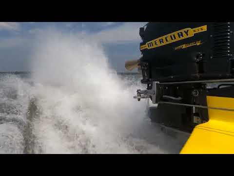 Mercury V-6 Outboard with Custom Pipes