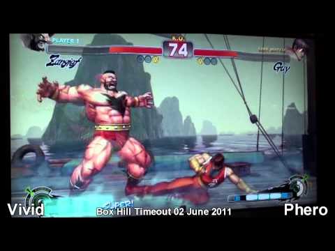 Box Hill Timeout 02 JUNE 2011 Vivid [Zangief] vs Phero [Guy] SSF4AE
