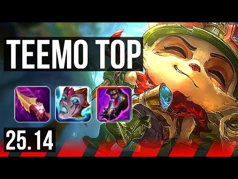 TEEMO vs DARIUS (TOP) | NA Grandmaster | 25.14