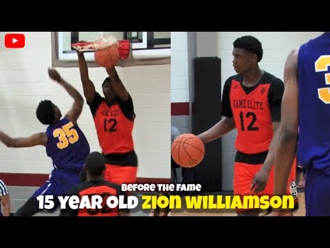 Zion Williamson BEFORE THE FAME!!! The 1st Time We Saw Zion Play!