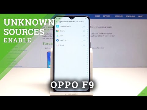 How to Enable Unknown Sources in OPPO F9 - Allow App Installation