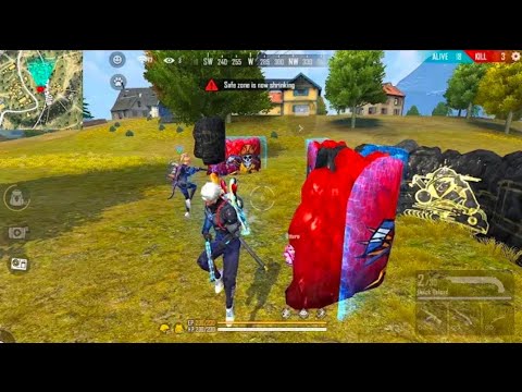 Solo vs Squad 2 Kar98k 23 Kill OverPower Gameplay - Garena Free Fire- Total Gaming 🎮