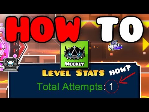 HOW TO BEAT THE WEEKLY DEMON IN 1 ATTEMPT [Geometry Dash]