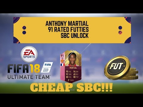 FIFA 18 ANTHONY MARTIAL SBC UNLOCK. 91 RATED UNDER 100K SUPER CHEAP SBC!!! FIFA 18 ULTIMATE TEAM