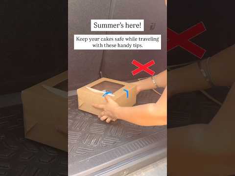 Summer Cake Transport Hacks You NEED to Know! | Stay Cool, Stay Safe!