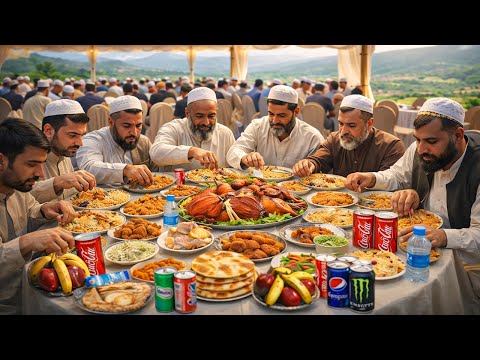 Amazing wedding ceremony in Afghanistan kabuli pulao recipe | Giant Kabuli Pulao prepared