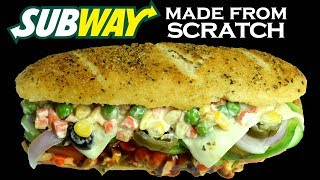 How to make SUBWAY Sandwich at home from scratch|Parmesan Oregano bread |Corn and peas| yummylicious