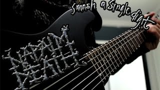 Napalm Death - Smash A Single Digit (Guitar cover) HD