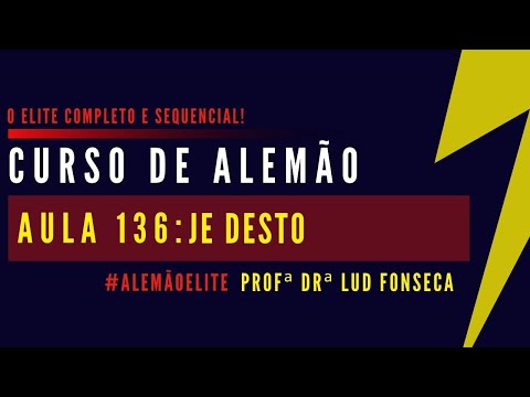 JE DESTO [Curso Elite] [Aula #136]