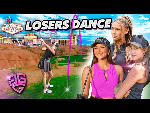 Losers have to DANCE.. 2v2 Golf Girl Match in Las Vegas!