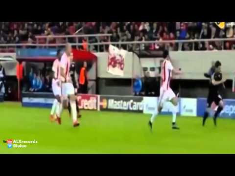 Olympiakos vs Dinamo Zagreb 2-1 All Goals 2015  (Champions League)