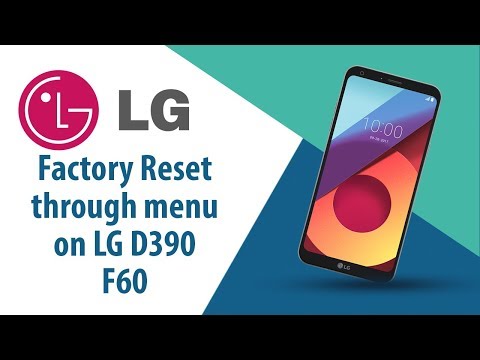 How to Factory Reset through menu on LG F60 D390?