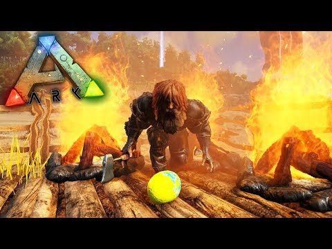 ARK PRIMITIVO #13 - O Primeiro FILHOTE da Nossa Base Nasceu!