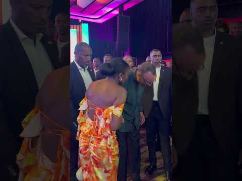 Sherrie Silver and HE President Kagame