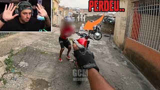 CORINGA REAGINDO AO GCM MESQUITA: EMOCIONADO TENTA PINOTE MAS FICA SEM SAÍDA.