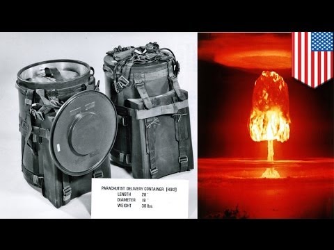 10 необычных «ядерных» версий обычных вещей. Ядерные рюкзаки и мины: SADM и MADM. Фото.
