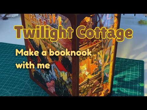 DIY Miniature Booknook | Twilight Cottage | Fall Cozy Vibes | Satisfying and Relaxing