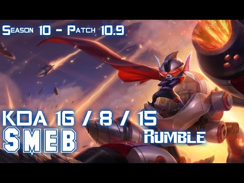 Smeb RUMBLE vs SYLAS Mid - Patch 10.9 KR Ranked