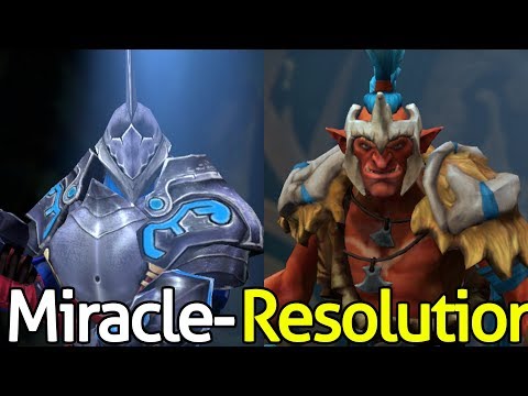 Miracle- [Sven] VS Resolution [Troll Warlord] Insane Come Back - Dota 2 FPL PRO League