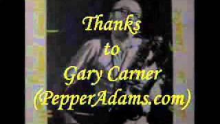 Pepper Adams, Baritone Sax & Composer - "Ephemera" (Denny Christianson Big Band, 1984)