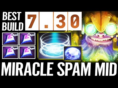 🔥 7.30 Miracle TINKER NEW META Mid - 4x Null Talisman WTF Best Build Early Game Fast GG Dota 2 Pro