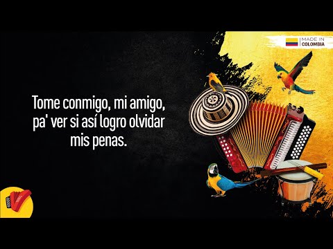 Entre Amigos, Daniel Calderón & Los Gigantes Del Vallenato, Video Letra - Sentir Vallenato