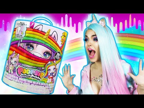 UNICÓRNIO QUE FAZ SLIME MÁGICO! (UNICORN POOPSIE SLIME SURPRISE)