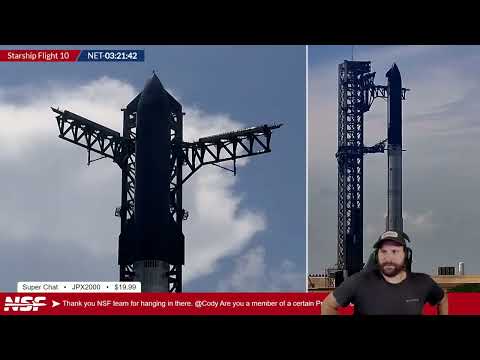 EJ'S SPACEX STARSHIP FLIGHT 10 LAUNCH COVERAGE! (LAUNCH AND REENTRY!)