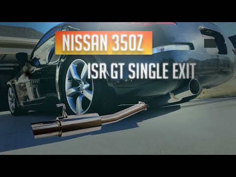 350z Install NEW ISR Exhaust Install and Sound on the Nissan 350z Z33