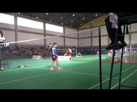 2º FEBASP 2015 - São Caetano do Sul | Badminton SFC | Andreia (USP) vs Isuzu (SPB) 2
