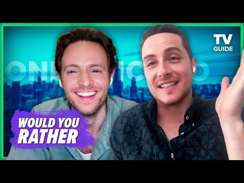 One Chicago Stars Play WHO WOULD YOU RATHER | Jesse Lee Soffer, Nick Gehlfuss, Alberto Rosende