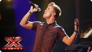 Sam Callahan sings I Won&#39;t Give Up by Jason Mraz - Live Week 2 - The X Factor 2013