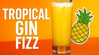 🥵 3.5oz of Gin?! Meet the Tropical Poolside Beast 🍍