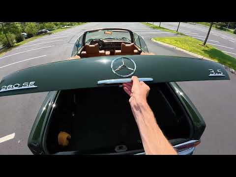 1971 Mercedes-Benz 280SE 3.5 Liter Cabriolet Test Drive and Walk Around