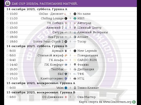 14.10.2023 ГК АЛЬФА - CARGO RUN, LIVE 09:40 #ZAK CUP 2023/24