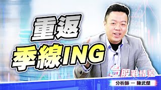 重返季線ING #台股#盤勢 (圖)